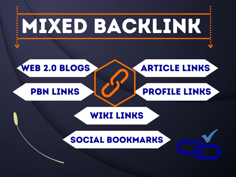I will create 50 mix backlinks to high da pa sites 