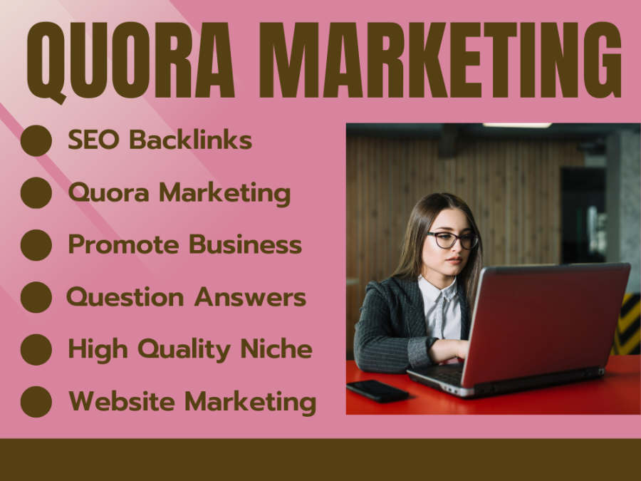 Quora marketing, Quora writing, backlinks, and questions answers 