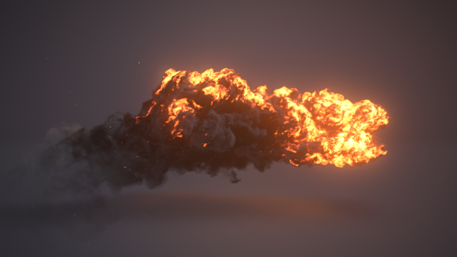 I will Create an Fire Explosion Smoke Epic Cinematic 3D Logo Animation Intro