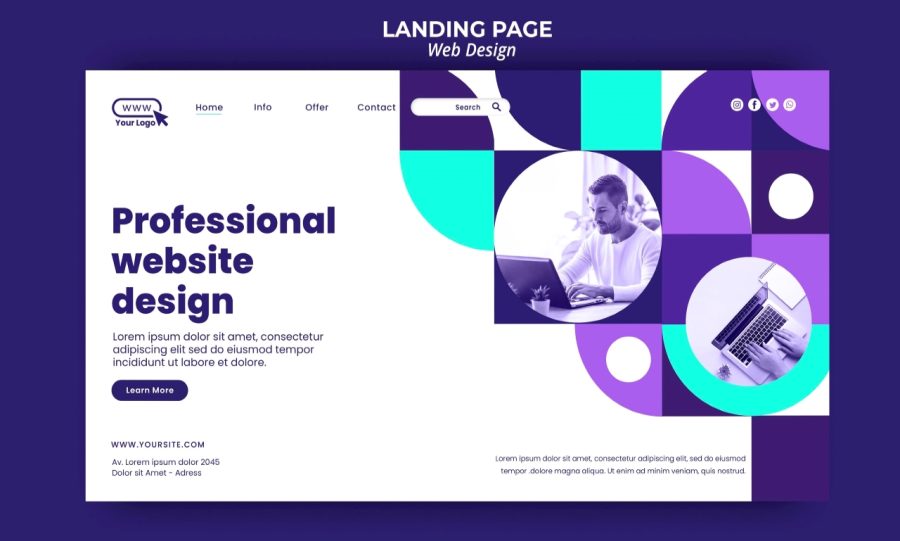 I will do responsive web design and front end web development for full website