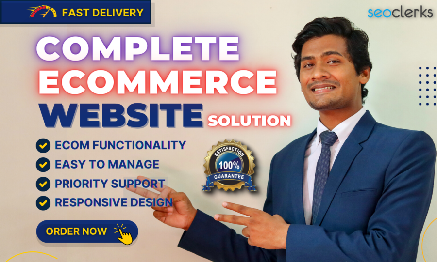 I will design and develop ecommerce online store website