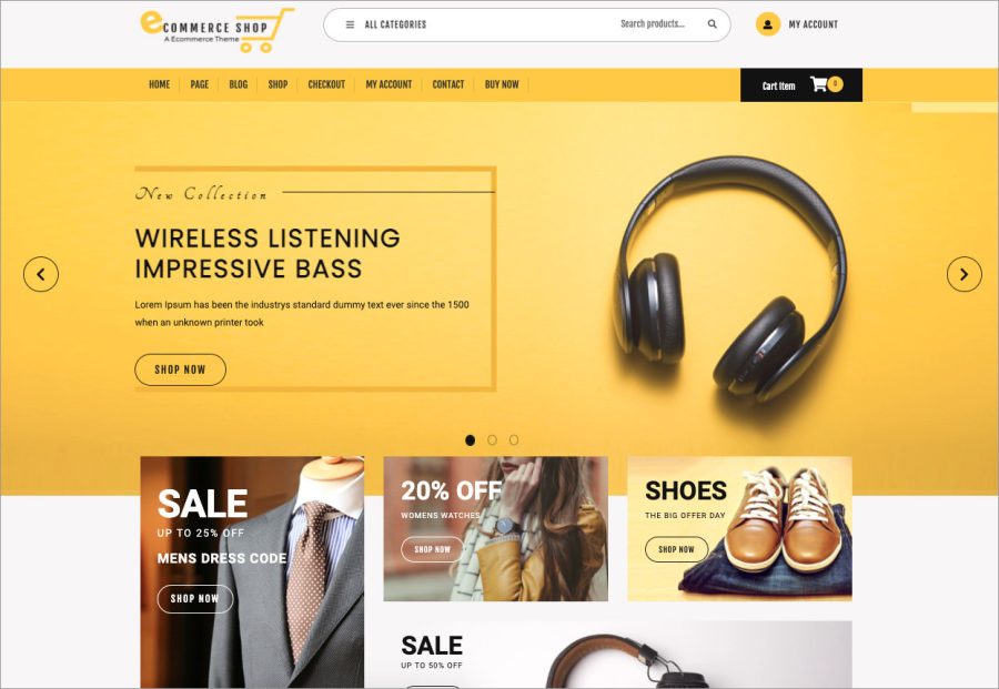 I will design and develop ecommerce online store website