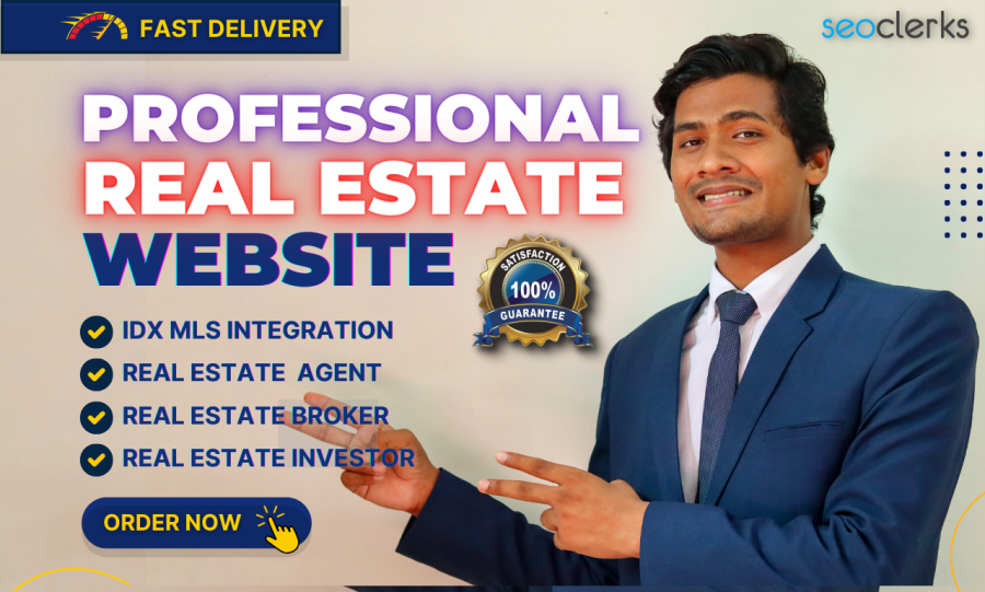 I will Develop Real Estate website, idx mls website in wordpress