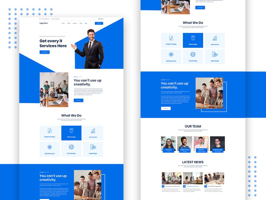 I will Develop your Digital Marketing Agency website in 24 hours