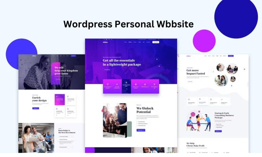 I will build modern and responsive wordpress website design or blogs