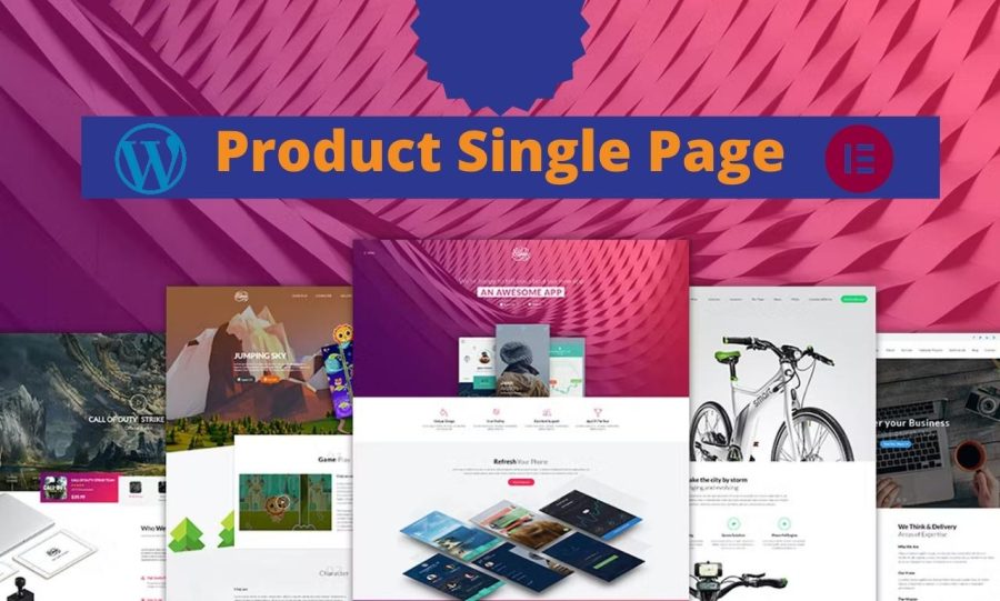 I will design a stunning WordPress landing page for your website