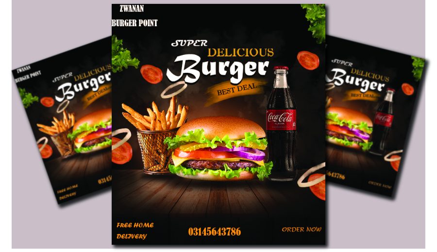 I will design professional party, business poster, flyer, banners for you within 24 hrs