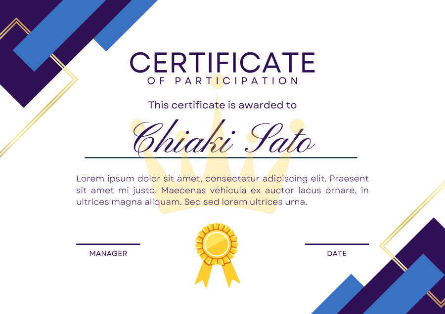 I will design any kind of certificate in any language