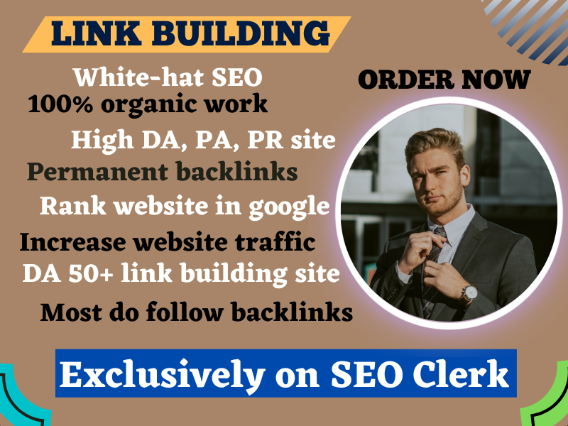 I will create 100% manually SEO optimized backlinks for link building on high DA, PA & PR sites