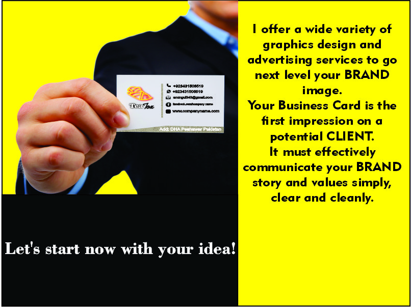 I will create and design Business card for your BRAND and company