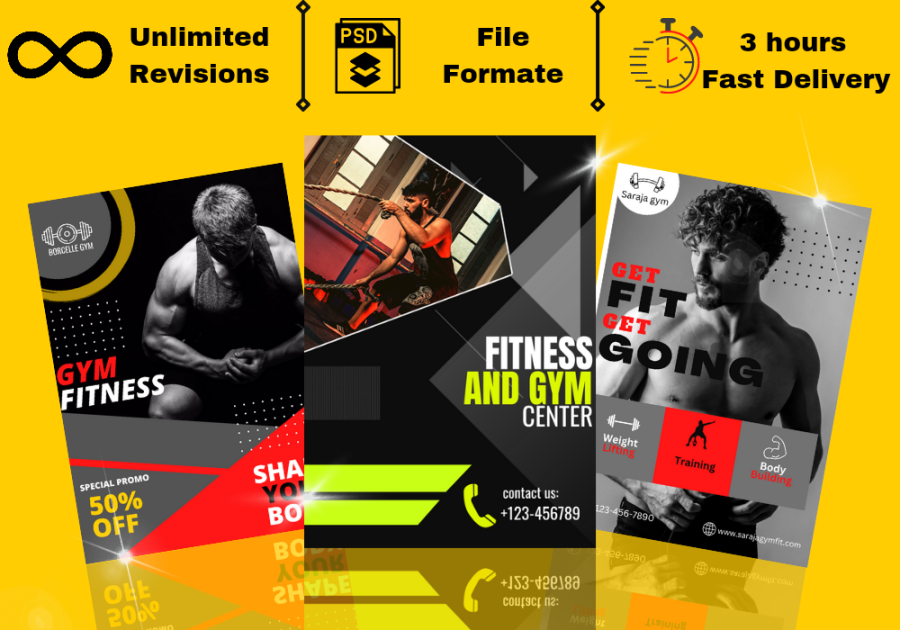 I will design professional flyer, posters and brochure
