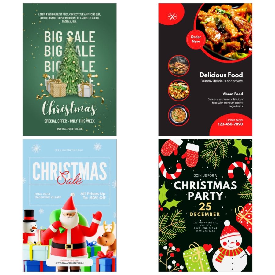 I will create an amazing flyer of resturant and food flyer