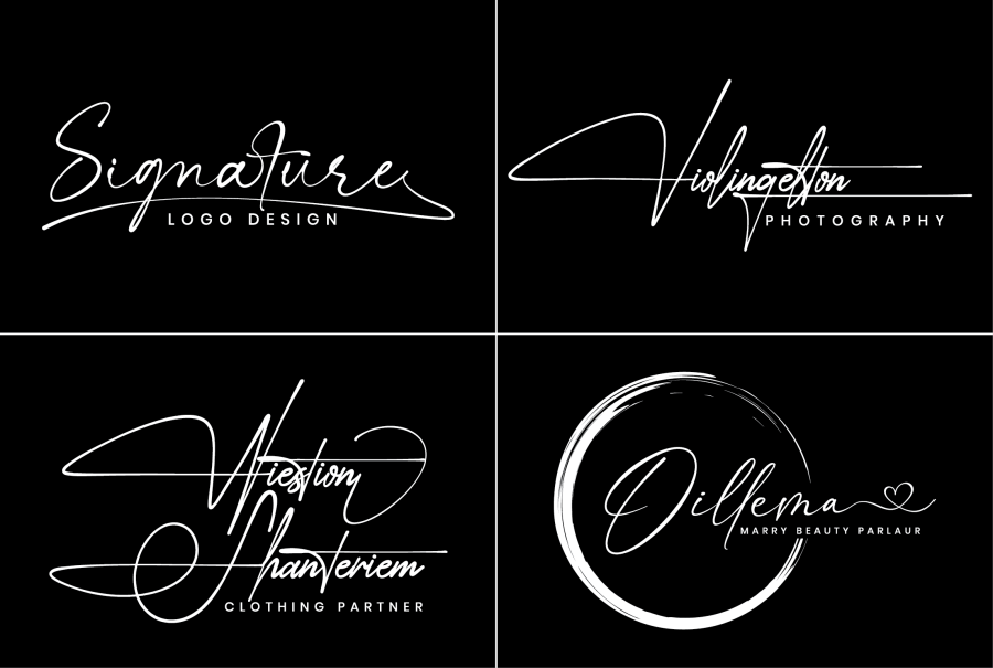 I will design signature, handwritten, cursive, scripted, handwriting logo