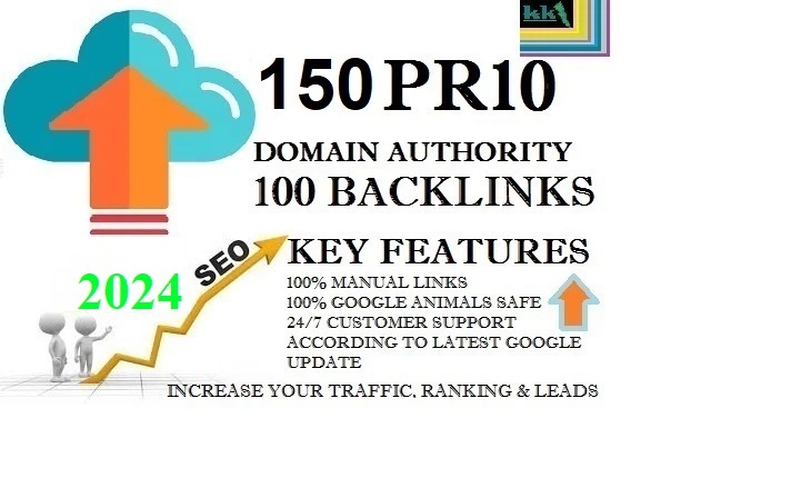 I will do 150 unique pr10 backlinks on da 100sites