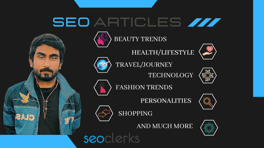 I will write SEO articles on fashion, beauty, lifestyle or health