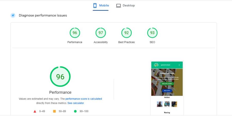 Pagespeed Insights,  Website Speed Optimization