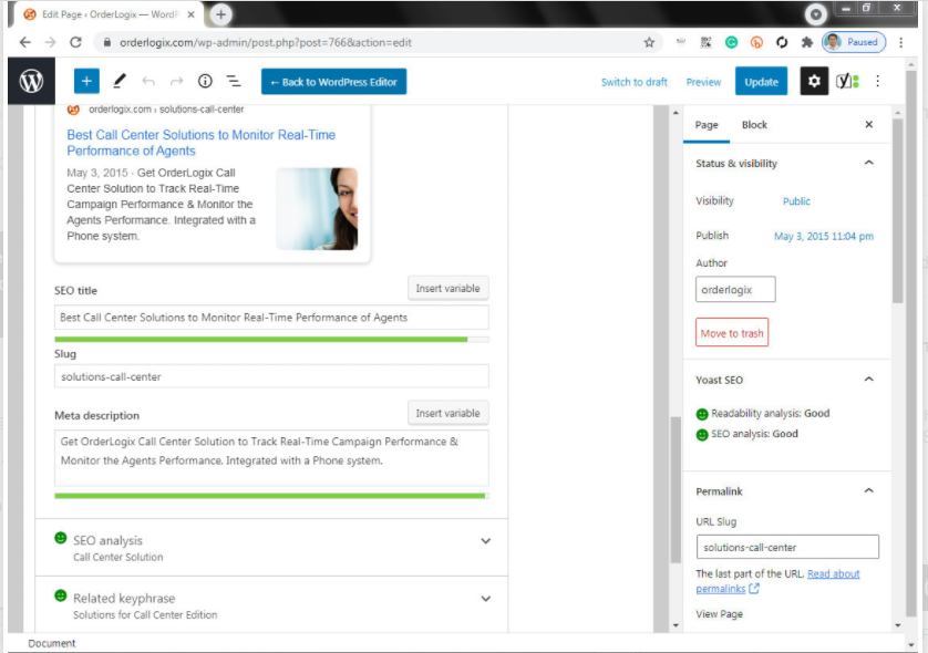 I will do On Page SEO with Yoast and Rank Math plugin 