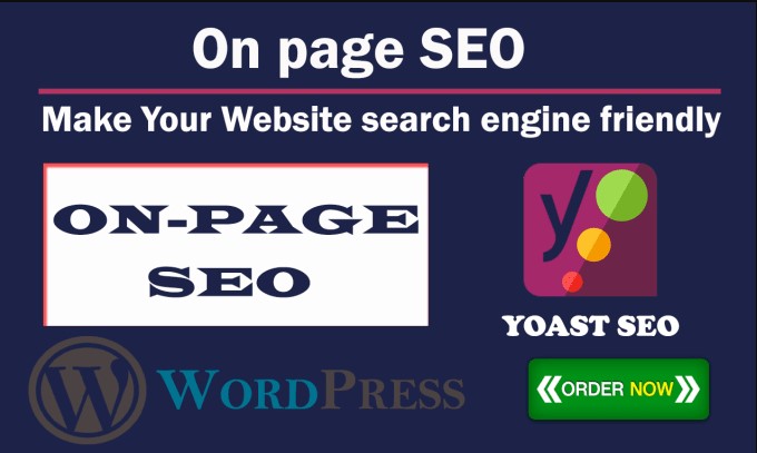 I will do On Page SEO with Yoast and Rank Math plugin 