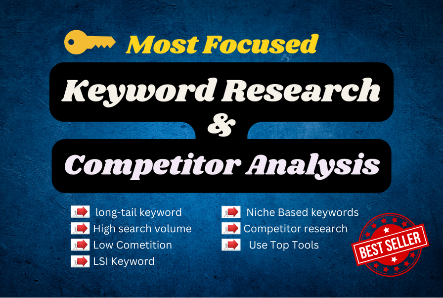 Advanced SEO keyword research, competitor analysis and website audit