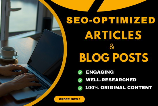 I will write a unique 1000 word article & Blog posts on the topic of your choice