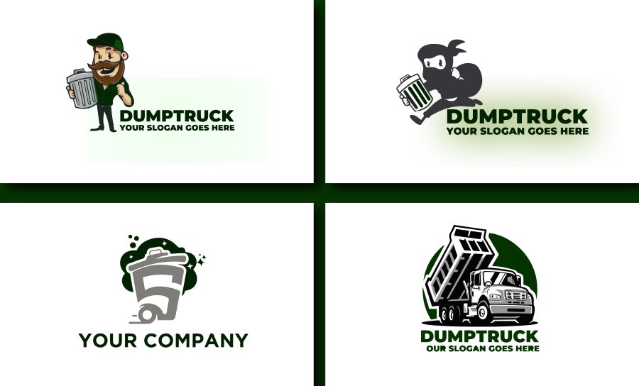 I will design a junk removal logo