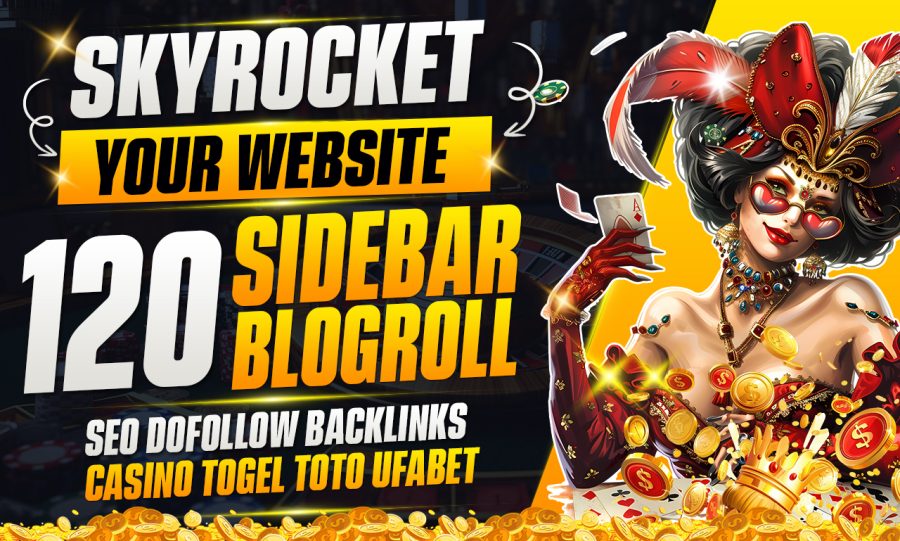 120 Permanent Homepage sidebar/Footer/Blogroll Dofollow TOGEL / UFA / TOTO PBN Backlink DA 50+