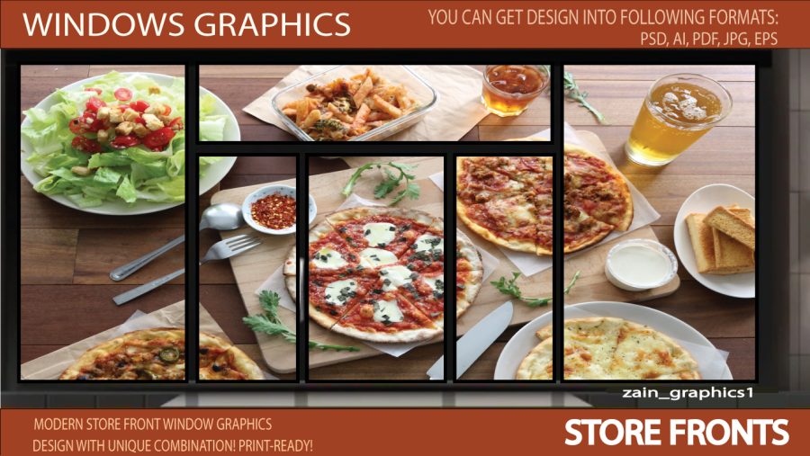 I will design creative storefront or shopfront window