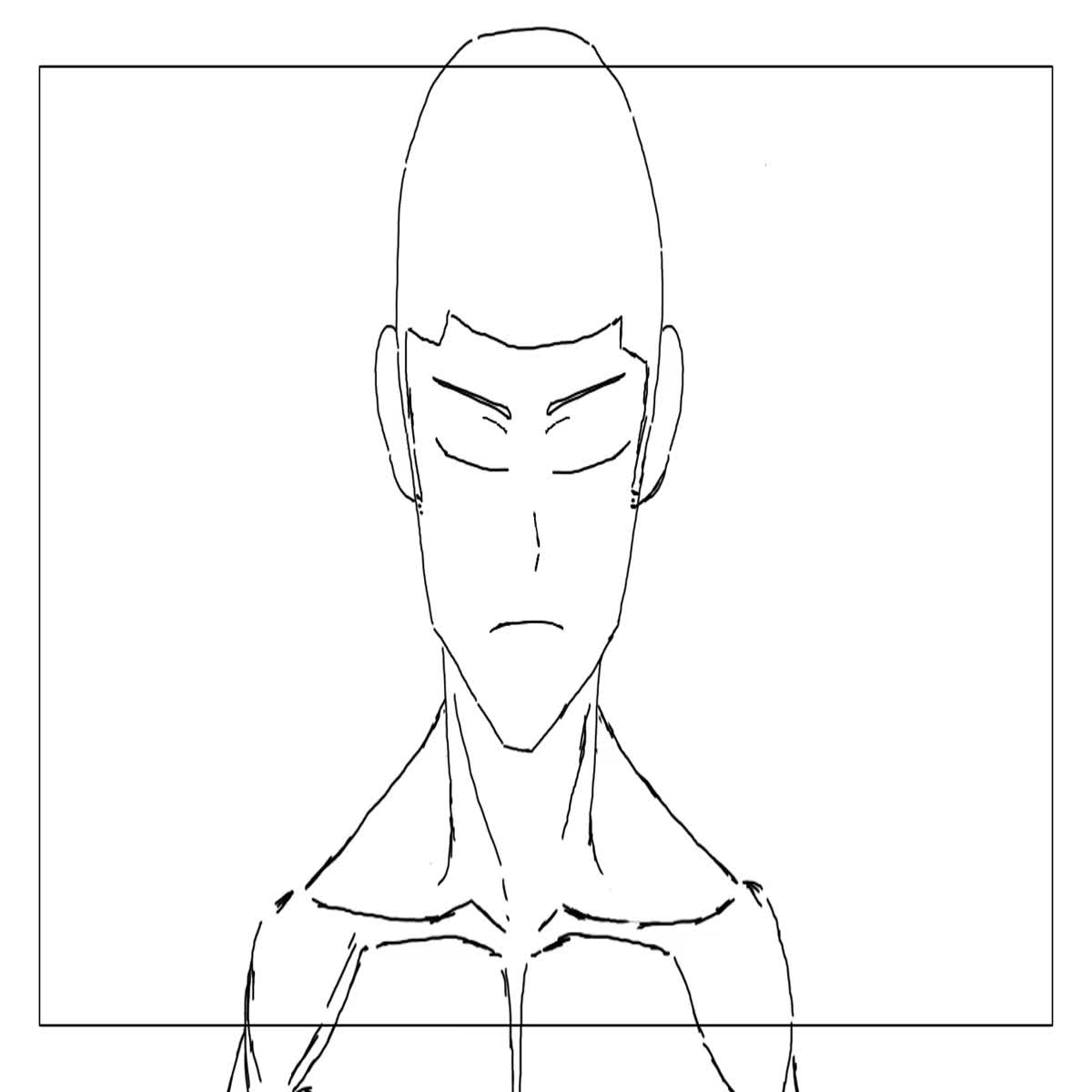 2d anime style fight animation 