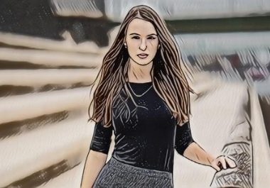 I will make your photo into stunning cartoon art design 