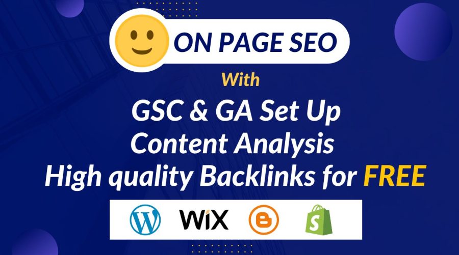I will do onsite seo and on page optimization in perfect google friendly way