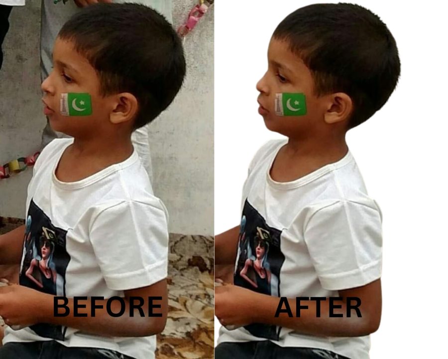 I will edit and remove background from your image