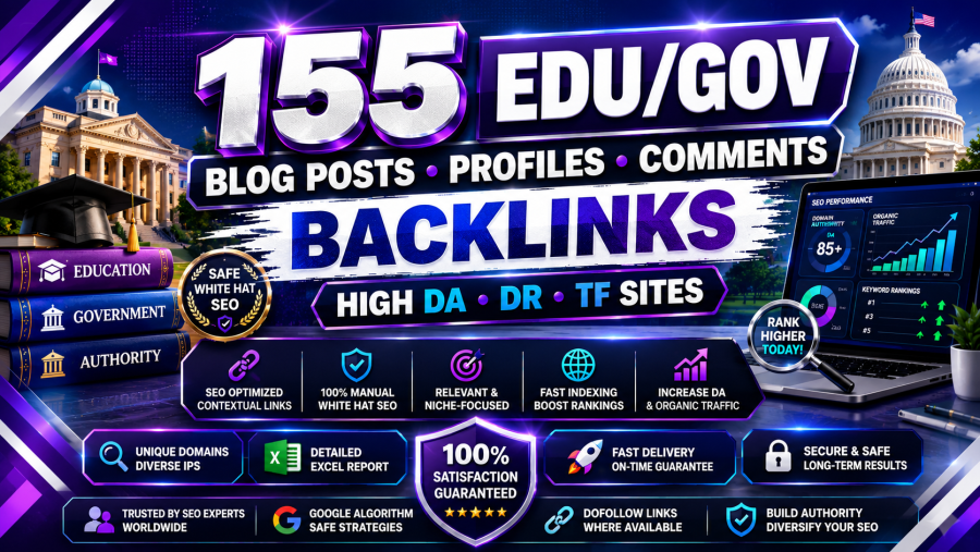 PREMIUM EDU/GOV AUTHORITY LINK BUILDING & TIER-1 BACKLINKS + 2,500 TIER-2 SUPPORT LINKS