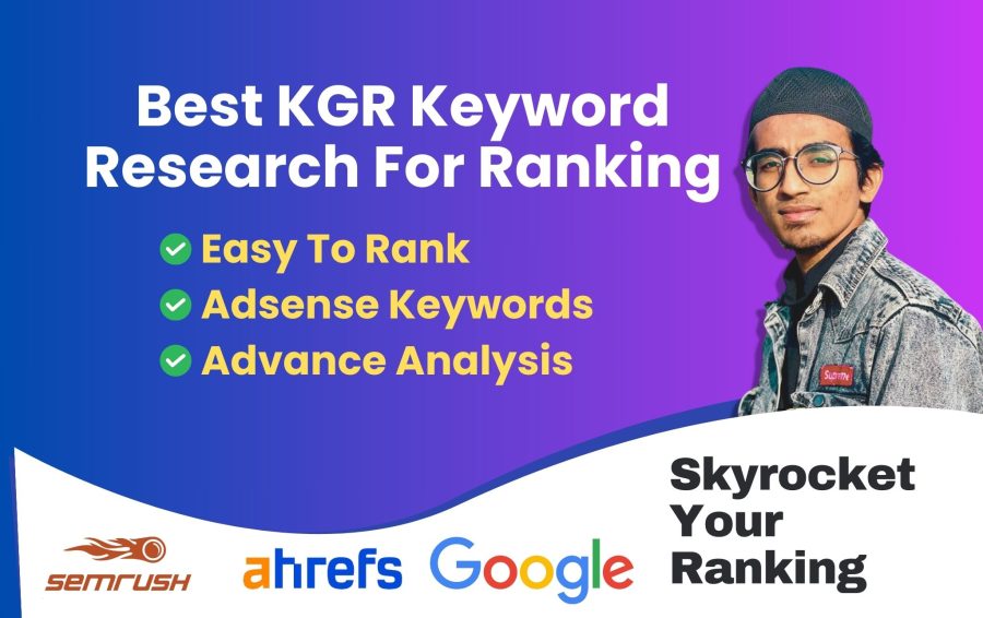 Best KGR Keyword Research For Amazon Affiliate,Adsense and More.