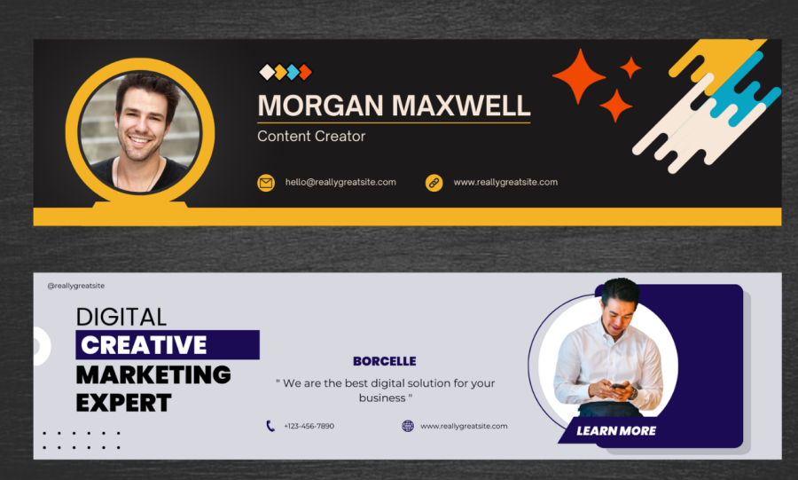 I will design website banner, LinkedIn banner