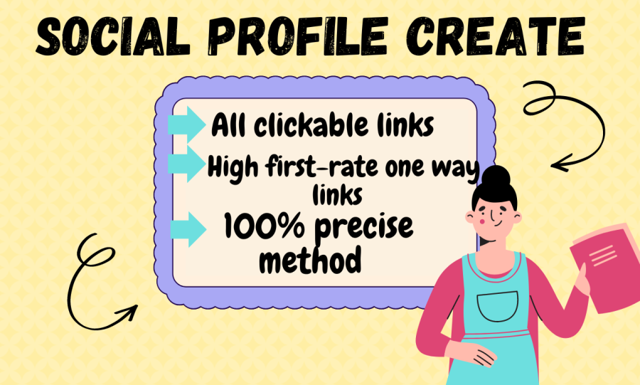 100 social profile creation or profile backlinks for brand creation