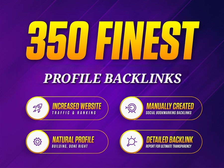 350+ Quality Profile Backlinks with DA 50+ and Increase Your Google Rankings