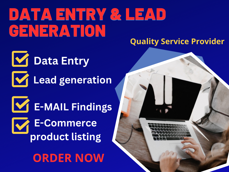  I will do Expert Data Entry and Lead Generation Services