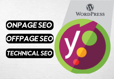 I will do WordPress on page SEO, technical SEO by using Yoast