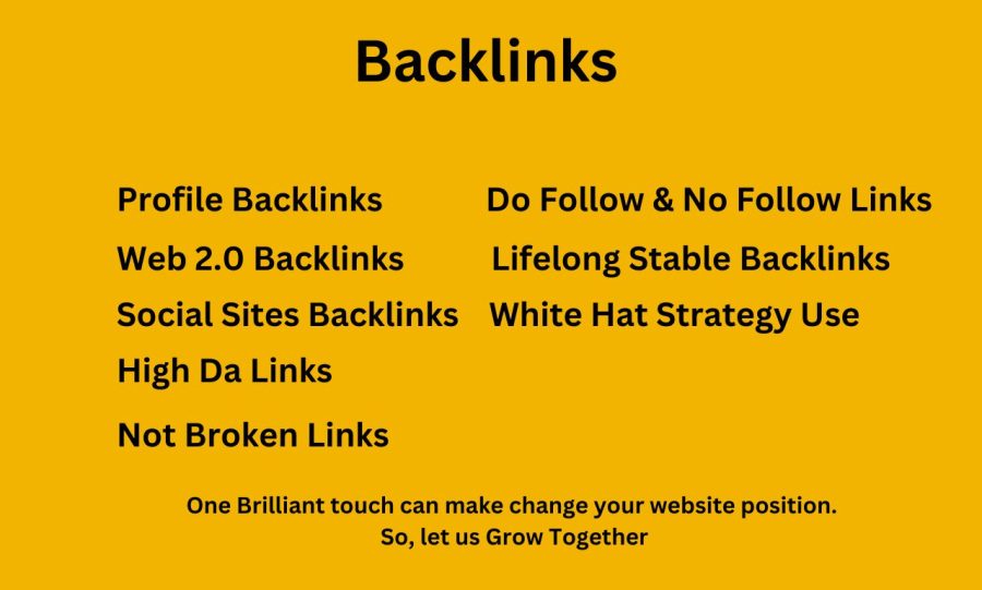 I will do profile backlinks, social sites and all natural Backlinks