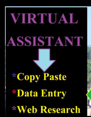 I will be virtual assistant for data entry web research typing excel 