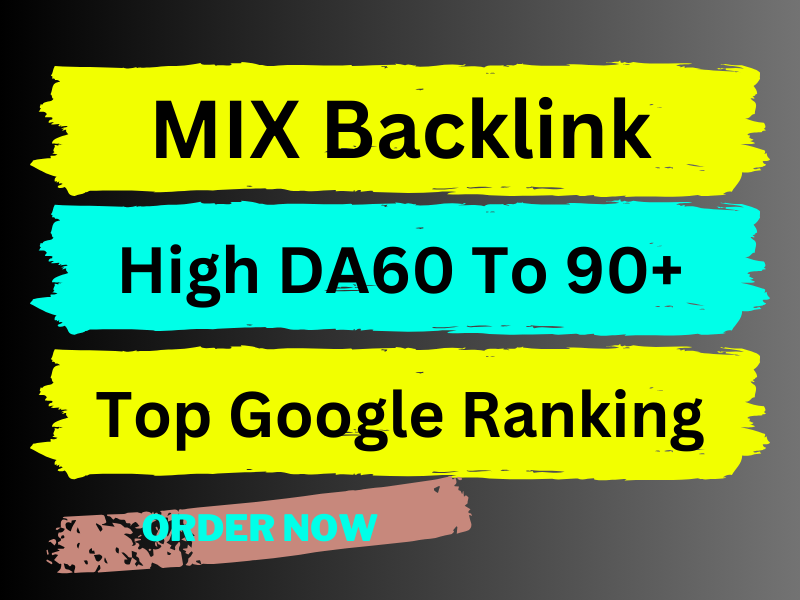 500 MIX Powerful Backlinks service with high authority website 