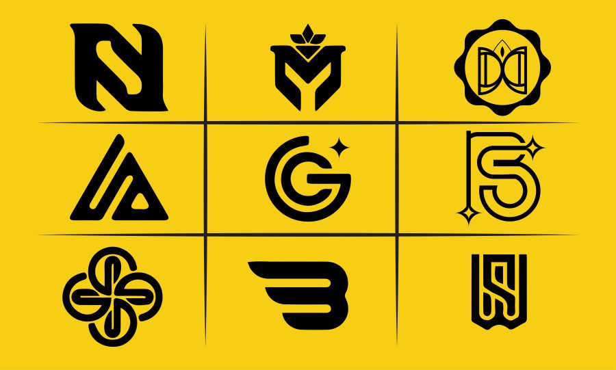 I will do modern minimalist immaculate line art text or badge logo design