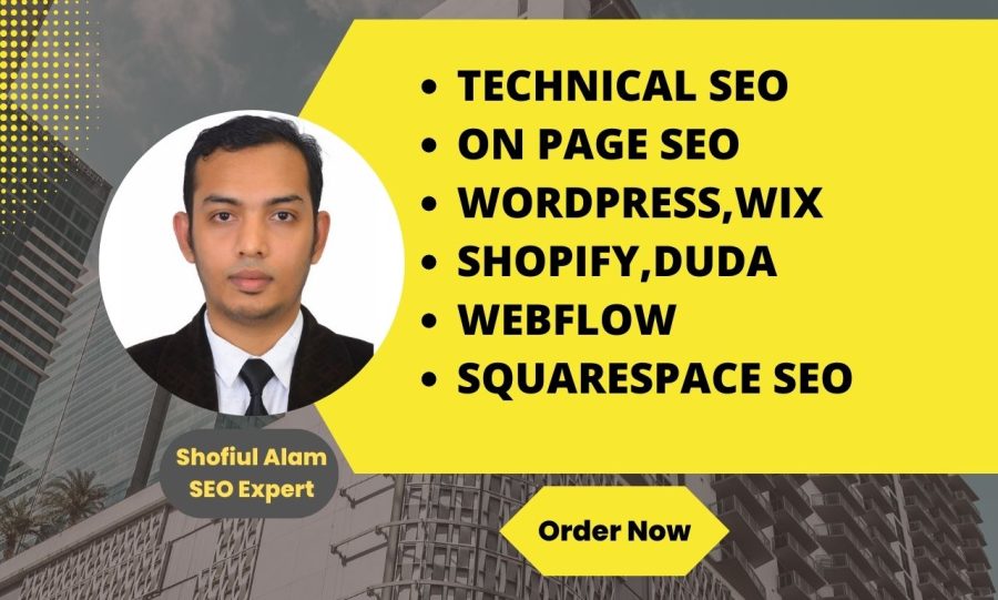 Do Technical SEO, On page SEO and Keyword Research