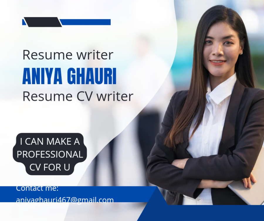 I am a professional resume cv writer. I have five year experience in resume cv writing.