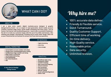 Data entry, lead generation, File conversion, Web research, web scrapping ,virtual assistant