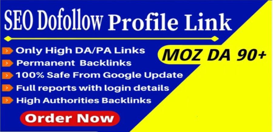 I will do create 100 high quality profile creation SEO backlinks