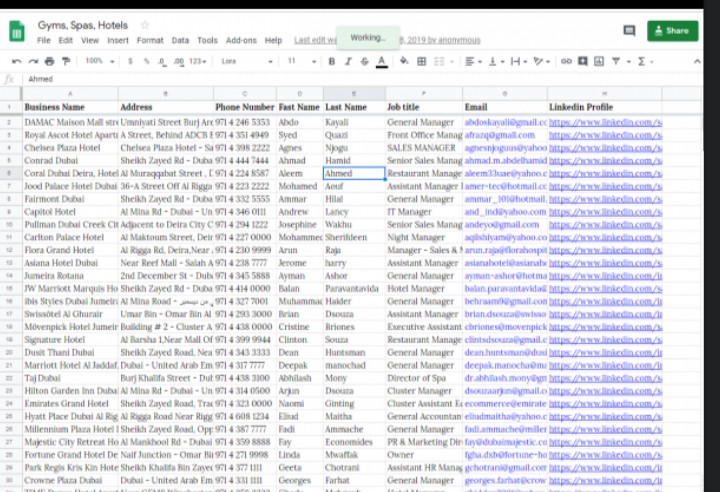 I will generate fresh hot leads to grow your b2b email list building of targeted country