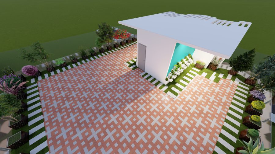 I will do exterior design with photorealistic render