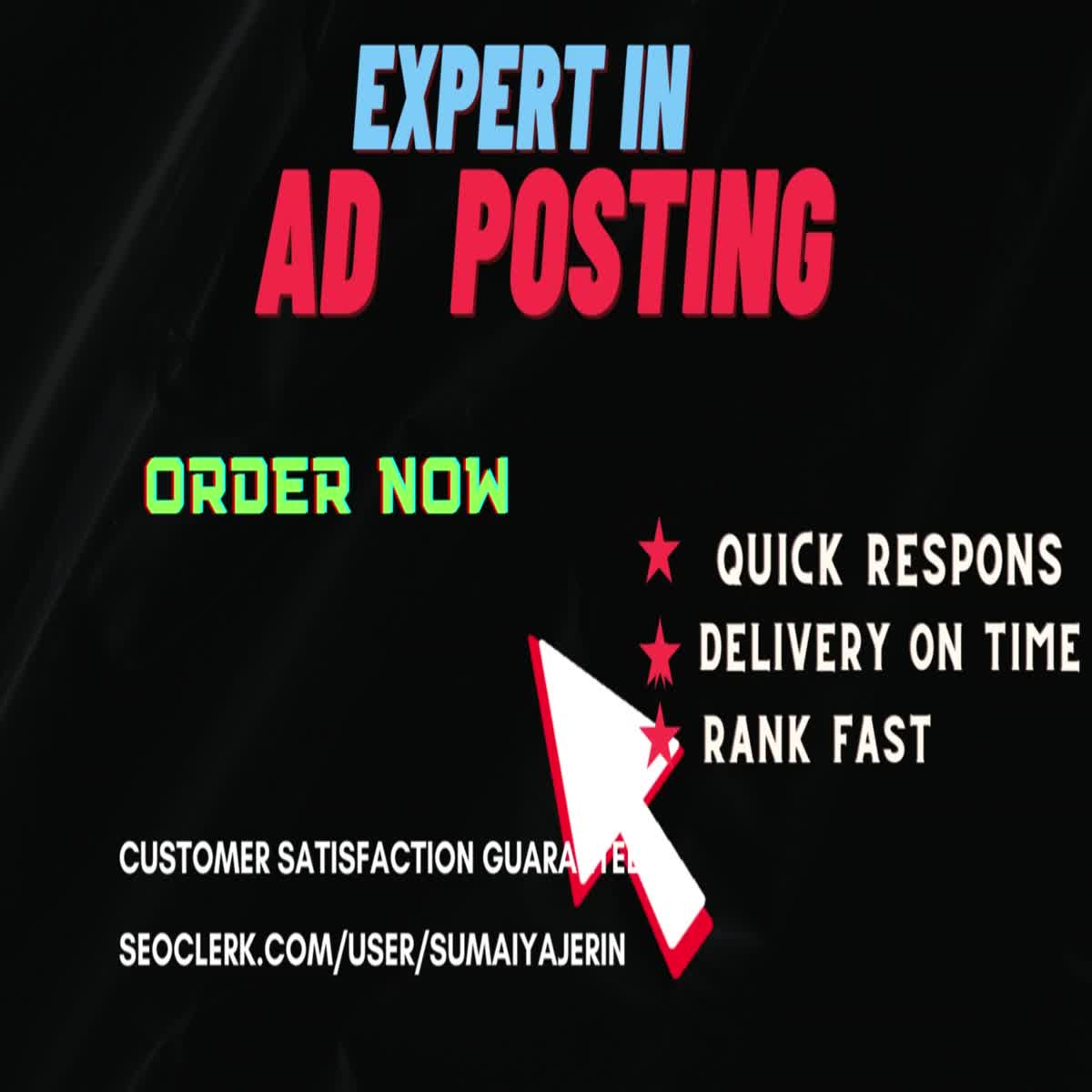 I will Post 30 ads in USA,UK Canada ad posting sites.