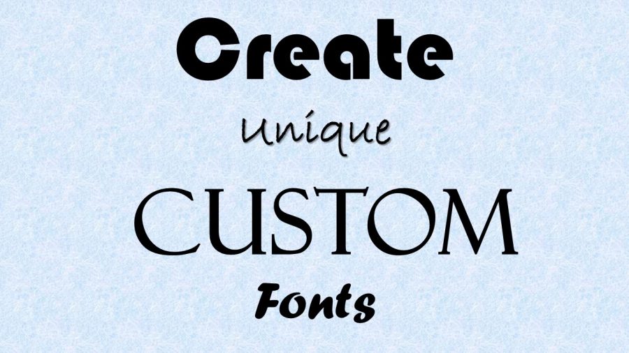 Design a unique custom font in a day 
